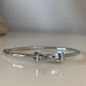 Kate Spade Silver Bow Bracelet